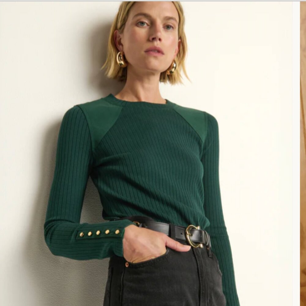 Nation LTD - Maxine Long Sleeve - Green, Large